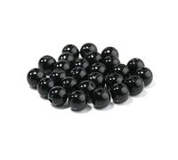 50-1000pcs/Lot Round ABS Imitation Pearl Beads Loose Beads Acrylic Spacer Bead for Jewelry Making DIY Bracelet Necklace-Black Hole-10mm x 100PCS