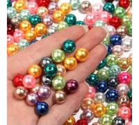 50-1000pcs/Lot Round ABS Imitation Pearl Beads Loose Beads Plastic Acrylic Spacer Bead for Jewelry Making DIY Bracelet Necklace
