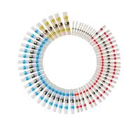 50-1000Pcs Solder Seal Wire Connectors Heat Shrink Solder Butt Insulated Connectors Solder Connector(500Pcs)