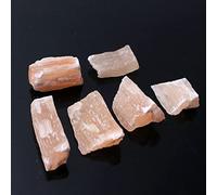 50/100g Orange Crystal Selenite Stone Rough Sticks Minerals Specimens Home Fish Tank Garden Bonsai Decoration LIUZIIHAYIN (Color : Orange Style B 0.78-1.18in, Size : 50g)