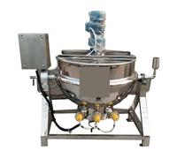 50-100L Industrial Electric Steam Curry Mixer Mixing Pots Candy Kettle Self Stirring Cooking Pot Easy to Use
