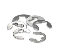 50-100Pcs 1.5 mm-10mm Stainless Steel E Clip Circlip retaining Ring for Shaft Fastener(3.5mm 100pcs)