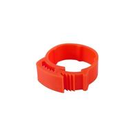 50/100Pcs 20-24mm Adjustable Poultry Leg Rings Snap Buckle Bands For Chicken Duck Goose Pigeon Raising(Red,50Pcs)