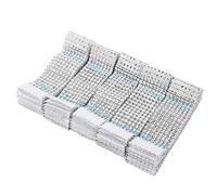 50/100pcs 8 Rows Chair Sash Rings Silver Napkin Rings Holder Diamond Mesh Wrap Ribbon Table Ornament for Wedding Party Birthday Anniversary Adornment (50Pcs)
