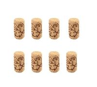 50/100Pcs Blank Wine Corks Straight Corks Wine Stoppers Reusable Functional Portable Sealing Wine Bottle Stopper for Bottle for Family Gatherings, Dinners(50pcs 22x44mmflower)