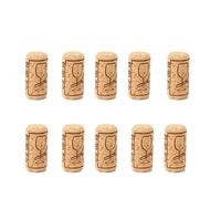 50/100Pcs Blank Wine Corks Straight Corks Wine Stoppers Reusable Functional Portable Sealing Wine Bottle Stopper for Bottle for Family Gatherings, Dinners(100pcs 21x40mmflower)