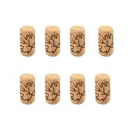 50/100Pcs Blank Wine Corks Straight Corks Wine Stoppers Reusable Functional Portable Sealing Wine Bottle Stopper for Bottle for Family Gatherings, Dinners(100pcs 22x44mmflower)