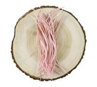 50/100PCS Colorful Goose Feathers 15-20cm Geese Plumas for Crafts Jewelry DIY Handicraft Accessories Wedding Carnival Decoration-Leather Pink-50pcs
