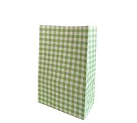50/100pcs Colorful Plaid Paper Bags, Birthday Party Gift Must-have, Beautiful Gift Wrapping Paper, Gift Bags Ideal Choice for Birthday Wedding Sweets(A4,50PCS_23X15X8CM)