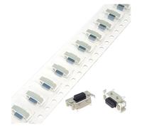 50/100PCS DC12V 50mA Tact Switch Touch 3 * 6 * 3.5 3x6x3.5 SMD For MP3 MP4 Tablet PC Button Bluetooth Headset Remote Control IDGTTLDF(Braid,100PCS)