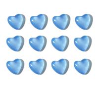 50/100Pcs Heart Art Decorations 3D Stickers Exquisite Resin For Gel Acrylic Jewelry