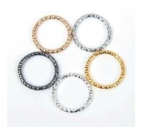 50-100pcs/lot 8 10 15 18 20mm 5-Colors Jump Rings Round Twisted Split Rings Connectors for DIY Jewelry Finding Making Supplies-QQ-215 Mixture-1.2 x 8mm 100pcs