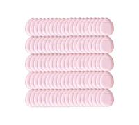 50/100PCS Mini Finger Puff Makeup Sponge Puffs Concealer Foundation Air Cushion Cosmetic Tool Dry Wet for Women Beauty(Pink 100pcs)