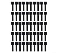 50/100pcs Nylon Cable Ties, Self-Adhesive Cable Management Straps, For Home Garden Electrical Cords Decorative Lights (50pcs Black)