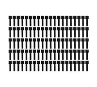 50/100pcs Nylon Cable Ties, Self-Adhesive Cable Management Straps, For Home Garden Electrical Cords Decorative Lights (100pcs Black)