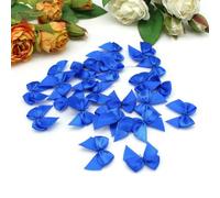 50-100Pcs/Pack 2 * 2.5cm Small Dacron Ribbon Bow Flower Craft Decoration Handwork DIY Party Decoration Colored Ribbon Bows-M-25 Color 19-200pcs