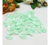 50-100Pcs/Pack 2 * 2.5cm Small Dacron Ribbon Bow Flower Craft Decoration Handwork DIY Party Decoration Colored Ribbon Bows-M-25 Color 18-100pcs