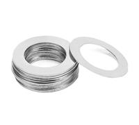 50/100pcs Stainless Steel M3-M6 Flat Washer Ultra Thin Gasket Thickness 0.1mm-1mm(M4x7 100pcs,1mm Thickness)