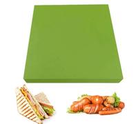 50/100Pcs Wax Paper Sheets for Food, Green Wax Paper for Food Sandwich Wrap Paper Deli Wraps, Pre Cut Wax Paper Sheets Grease Proof Food Trays Liners for Burger, Chips, Fried Food