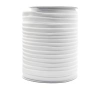50 100Y/Roll Nylon Bra Underwire Casing Elastics Bands Plush Channeling Tapes Lingerie Sewing Trim White 50 Yards