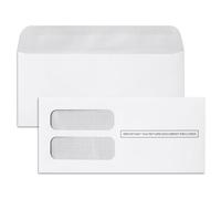 50 1099 NEC Tax Form Envelopes for 1099 NEC Forms, Self-Seal, Double-Window, Security Tinted, 50 Pack
