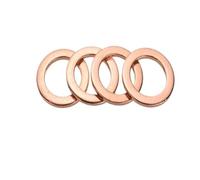 50/10pc Copper Washer Flat Ring Seal Spacer M5 M6 M8 M10 M12 Gasket Solid Shim Pad Sump Plug Hardware Accessories