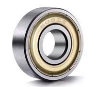 50-10pcs 608ZZ Deep Groove Ball Bearing 8x22x7mm Double Shielded Miniature High-carbon Steel Single Row ABEC-7(Nero)