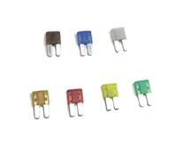 50/10pcs Mini M2 Car Fuse Long Foot Insert 5A 7. 10A 15A 20A 25A 30A 32V 2 Auto Electric(15AMP,50PCS)