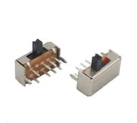【50-10PCS】SK-23D07 2P3T 8Pin Handle High 4mm 3Position DP3T Miniature Slide Switch Side Adjustment SK23D07 VG4(30PCS)