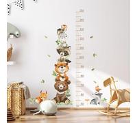 50-150 cm for Home Height Chart for Kids, Self-Adhesive Wall Sticker Forest Animals Wall Stickers for Kids, Children Height Chart Wall Sticker, Children's Room Decoration for Boys & Girls, Measures