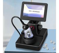 50-1500X Diamond Girdle Viewer, 4.3Inch LCD Digital Microscope, with LED Fill Light, 360° Rotating Screen, for Diamond Waist Code Magnifying