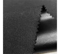 50 * 150cm 600D Camouflage PVC Waterproof Fabric Sun Protection Canvas Oxford Rainproof Cloth Outdoor Bags Tent DIY Accessories Fabric for Sewing(Black)