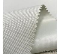 50 * 150cm 600D Camouflage PVC Waterproof Fabric Sun Protection Canvas Oxford Rainproof Cloth Outdoor Bags Tent DIY Accessories Fabric for Sewing(Silvergray)