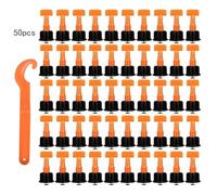 50/151Pcs Tile Leveling Device Tile Leveler Leveling Systems Alignment Spacers for Flooring Wall Leveler Spacer Clip
