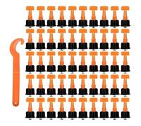 50/151Pcs Tile Leveling Device Tile Leveler Leveling Systems Tile Leveling Alignment Spacers for Flooring Wall Leveler Tile Levelers