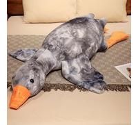 50-160CM Huge Goose Plush Toys Big Duck Doll Soft Stuffed Animal Sleeping Pillow Cushion for Kids and Girls (Grey Goose, 130CM)