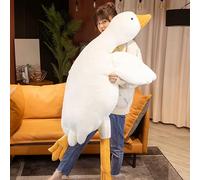 50-160CM Huge Goose Plush Toys Big Duck Doll Soft Stuffed Animal Sleeping Pillow Cushion for Kids and Girls
