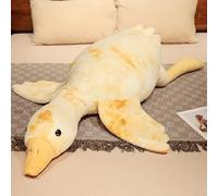 50-160CM Huge Goose Plush Toys Big Duck Doll Soft Stuffed Animal Sleeping Pillow Cushion for Kids and Girls (Yellow Goose, 130CM)