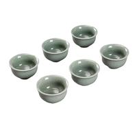 50-180ml 6pcs Ceramic Chinese Tea Cups Kung Fu Tea Cup Hand Painted Tea Cups,For Tea Coffee Gift