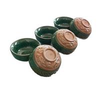 50-180ml 6pcs Ceramic Chinese Tea Cups Kung Fu Tea Cup Hand Painted Tea Cups,For Tea Coffee Gift