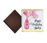 50 18th Birthday Chocolate Favours (Mint/Gold)
