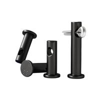 50-1pcs Black High Strength Axis Pin M4 M5 M6 M8 M10 M12 M14 M16 M20-M30 Steel Flat Head Pin With Hole DIN22341 Dowel Roll(M16 (2 Pieces),35mm)