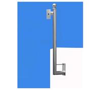 50-200cm Overlength Outdoor Surveillance Pole,Camera Mounting Pole Camera Bracket for Parking Lots/Courtyards/Wall Tops(A,120cm/47.24in)