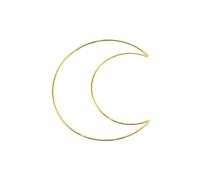 50-200mm Moon Shaped Dream Catcher Frame Metal Moon Hoop For Handmade Making Wall Decor Tapestry Wall Hanging Black And White
