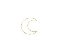 50-200mm Moon Shaped Dream Catcher Frame Metal Moon Hoop For Handmade Making Wall Decor Tapestry Wall Hanging Black And White