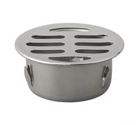 50-200MM Outdoor Balcony Floor Drain Drainage Stopper Stainless Steel Floor Drain Cover Rain Pipe Cap for Garden Bathroom Hair Catcher(90mm)