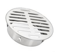 50-200MM Outdoor Balcony Floor Drain Drainage Stopper Stainless Steel Floor Drain Cover Rain Pipe Cap for Garden Bathroom Hair Catcher(125mm)
