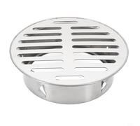 50-200MM Outdoor Balcony Floor Drain Drainage Stopper Stainless Steel Floor Drain Cover Rain Pipe Cap for Garden Bathroom Hair Catcher(200mm)