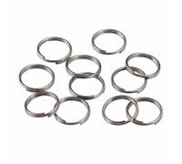 50-200pcs/lot 4-20mm Open Jump Rings Double Loops Split Rings Connectors for DIY Jewelry Making Supplies-Gun Black-14.0mm x 100pcs