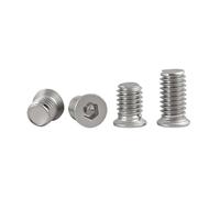 50-200pcs M3 M4 M5 304 Stainless Steel Hexagon Hex Socket Flat Countersunk Head Bolt Screw(M4x20x5.5mm(50Pcs))